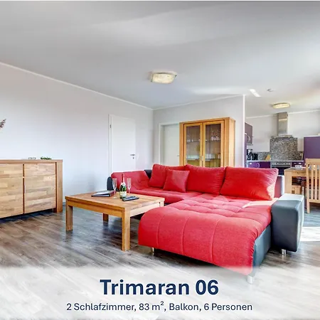 Peenemuende, Seglerhafen_sb_trimaran 4 We شقة